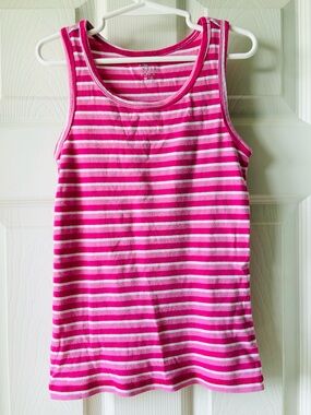 ☂️NEW LISTING☂️ 1989 Place Pink and White Striped Tank Top
